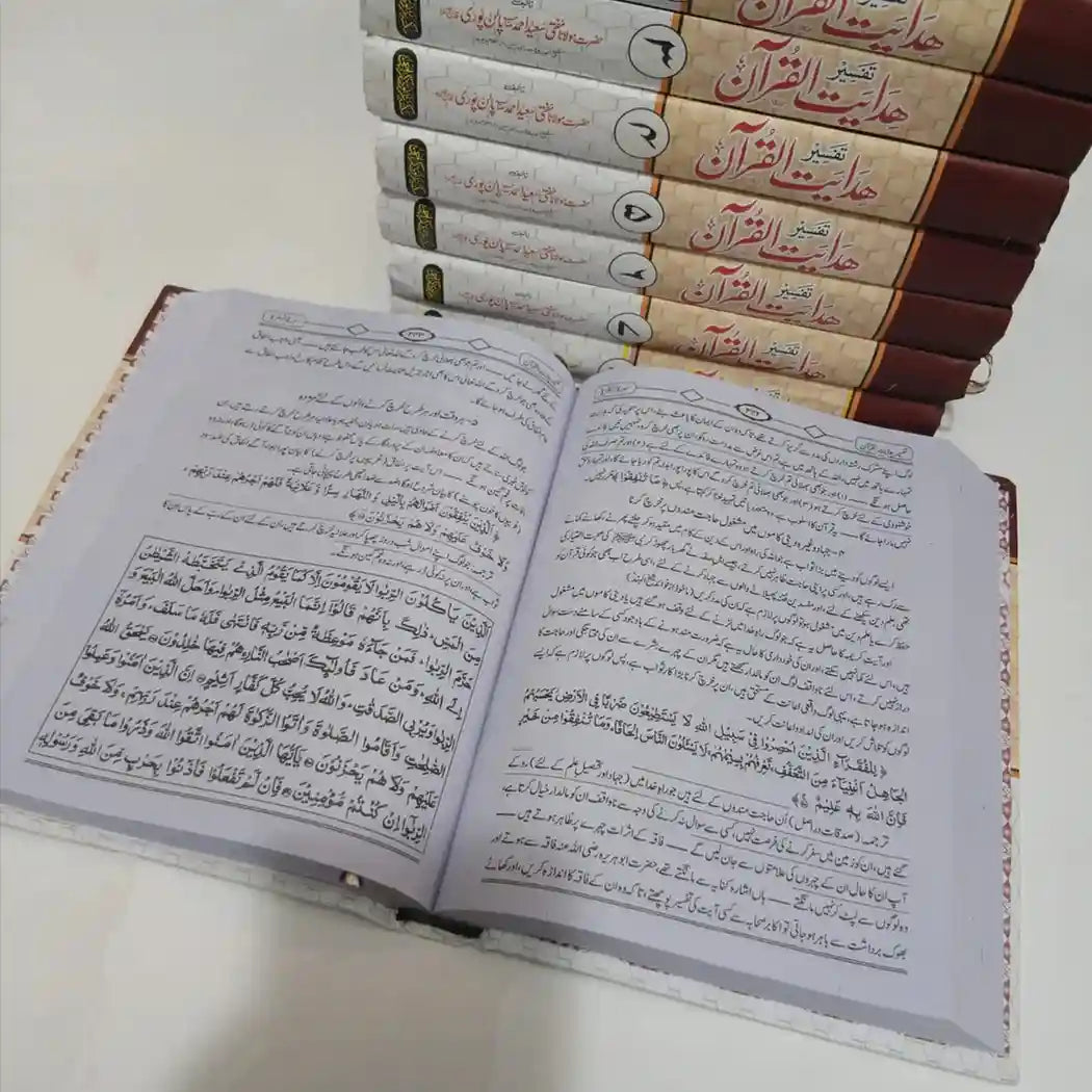 Tafseer Hidayat tul Quran Set 8 Volumes ( ھدایت القرآن مکمل سیٹ 8 جلدیں )