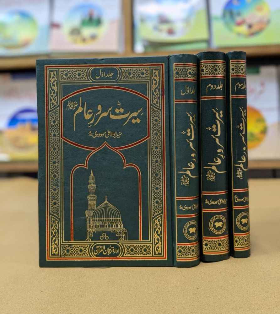 Seerat e Sarwar Alamﷺ Set 3 Vol (سیرت سرور دو عالمﷺ)