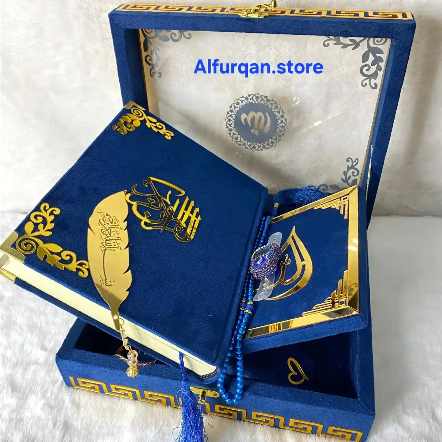 Quran e Pak With Translation 63B Color Blue