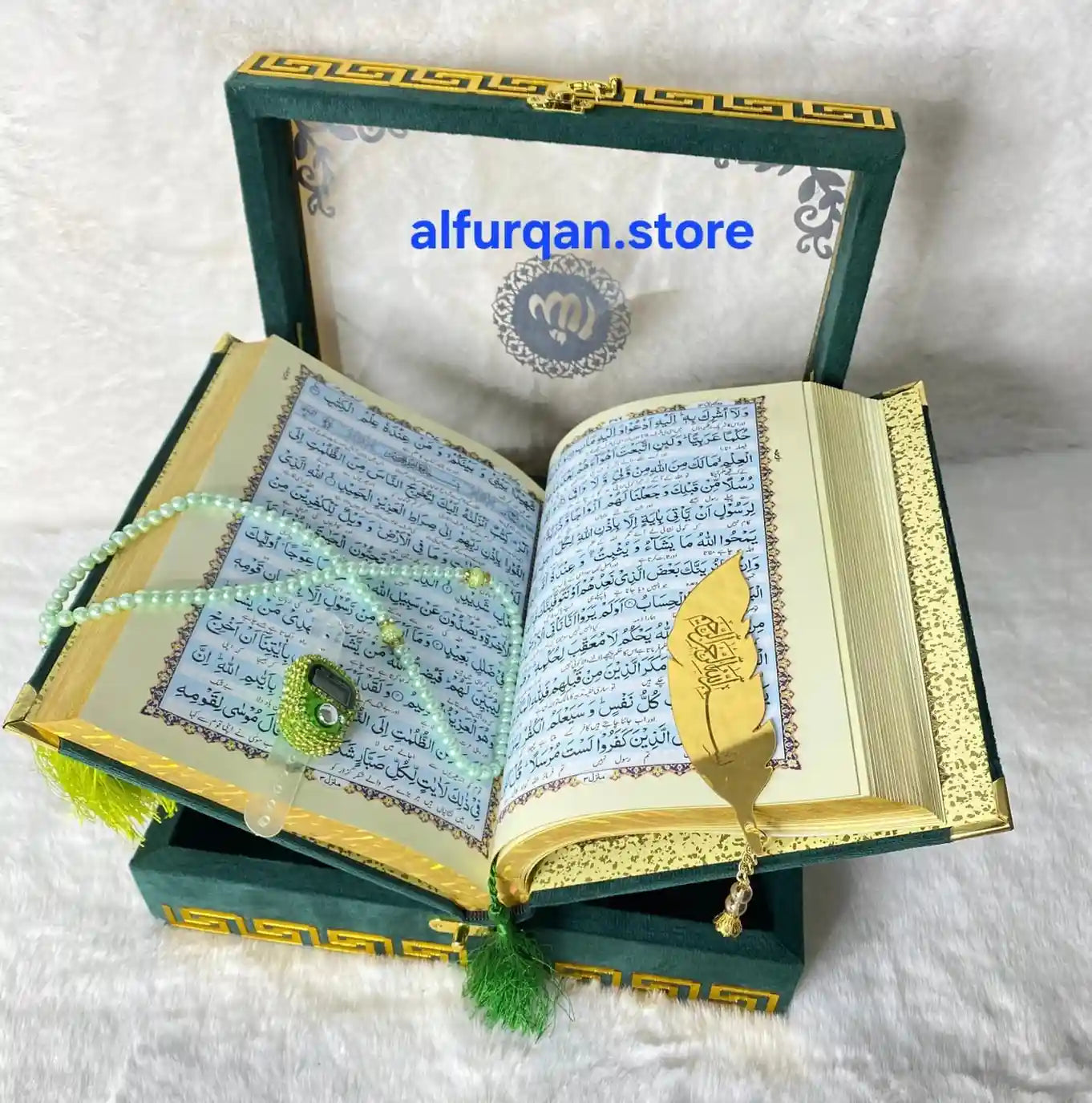 Quran e Pak With Translation 63B Color Green
